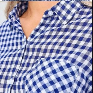Rails Charli Cobalt Gingham Top
